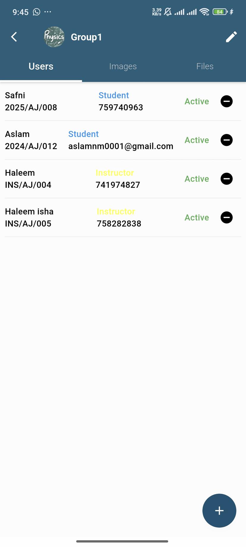 AJ Physics - Admin Mobile App - Image 2
