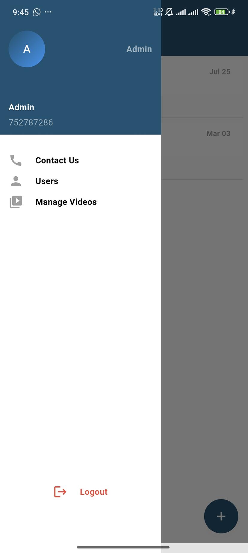 AJ Physics - Admin Mobile App - Image 4