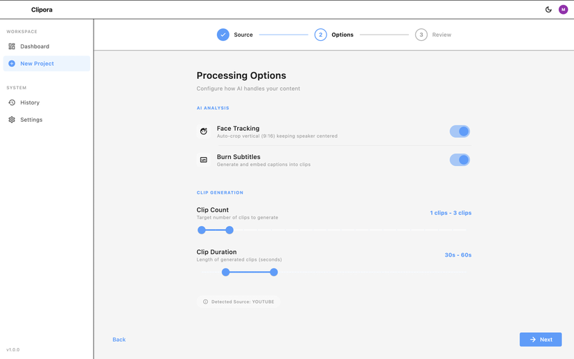 Clipora AI - AI Video Editor - Image 1