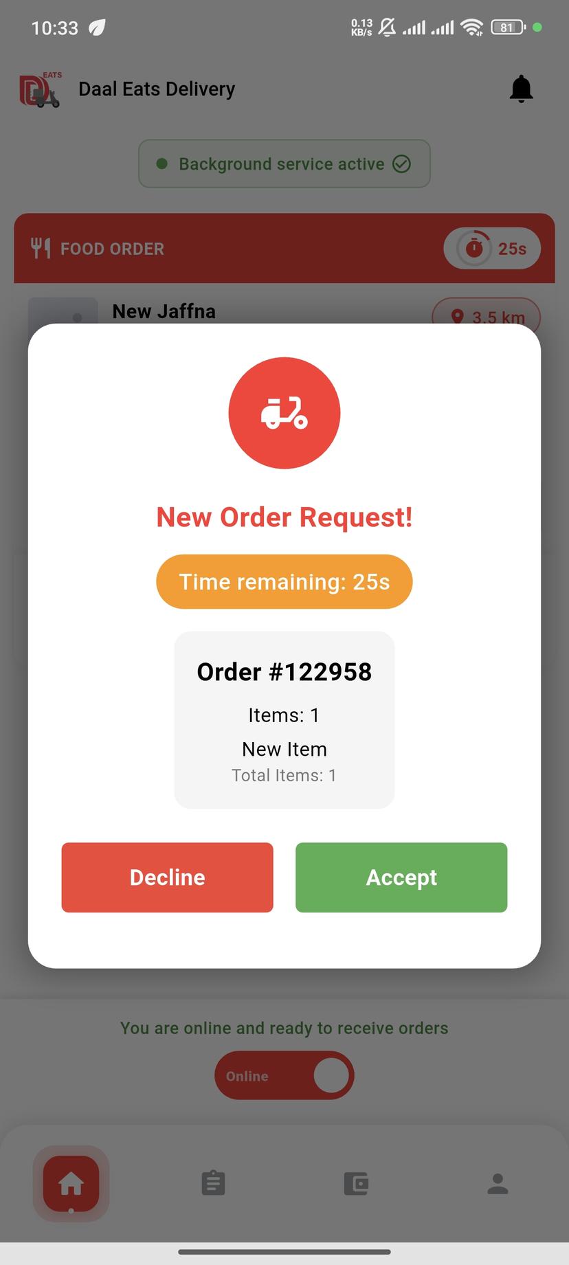 Daal Eats - Delivery Partner App - Image 2